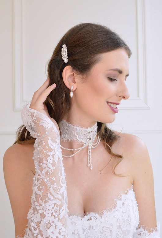 Biżuteria ślubna Choker Luisa