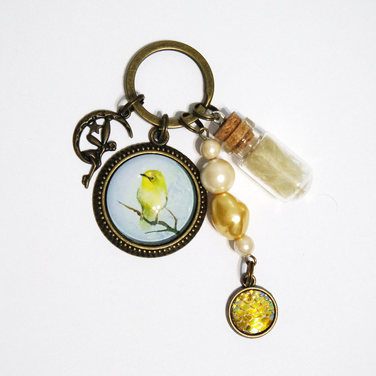 breloki Breloczek - Ptak, piórko, wróżka