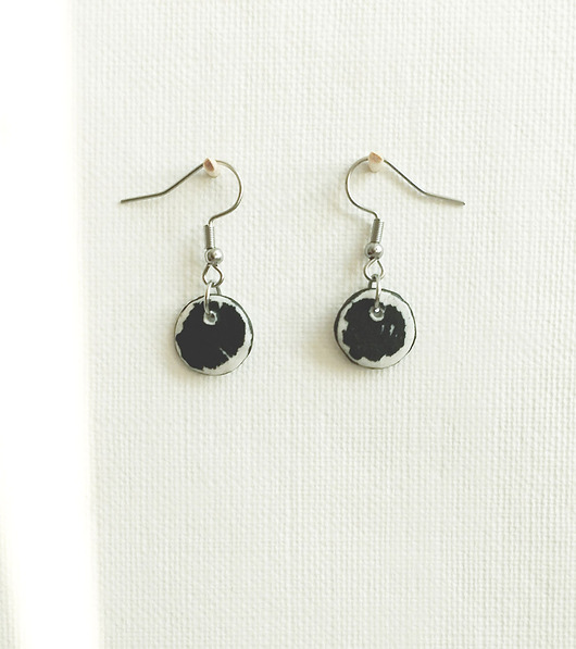 kolczyki ceramiczne Kolczyki ceramiczne krótkie Wabi sabi Style #7