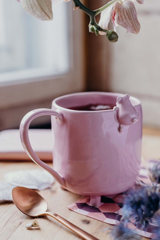 kubki Kubek z misiem różowy