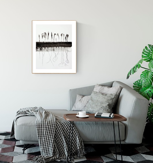 grafika 40x50 cm, abstrakcja, minimalizm Krystyna Siwek Art