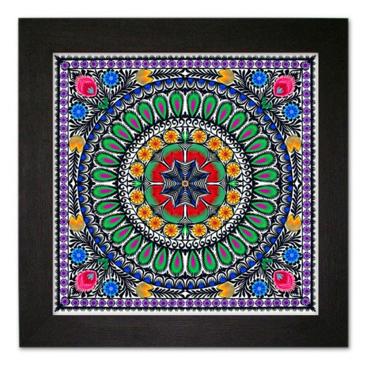  MANDALA Art Paper Cut-Out na ludowo