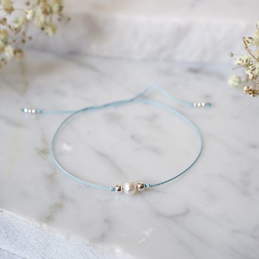 Bransoletka na szczęście z perłą LoveYourself MEIKA PEARLS