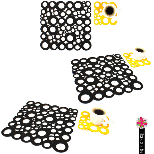Serwetki Bubbles 4 szt. Filcocuda