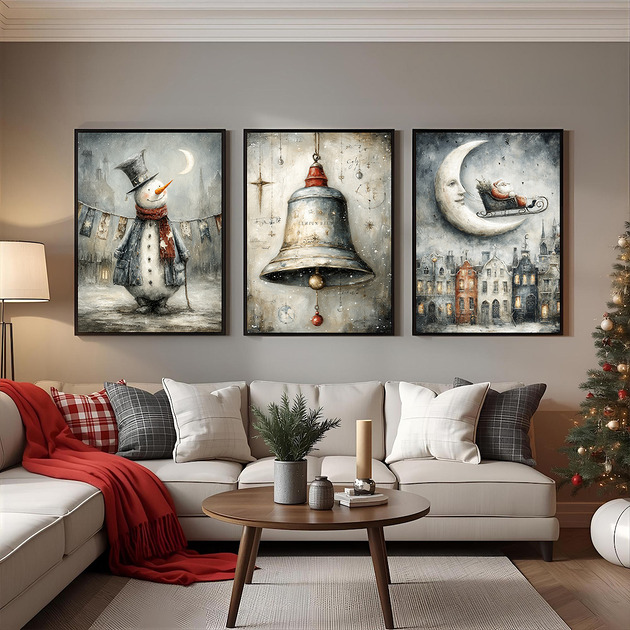 plakaty Plakat Magia Zimowej Nocy