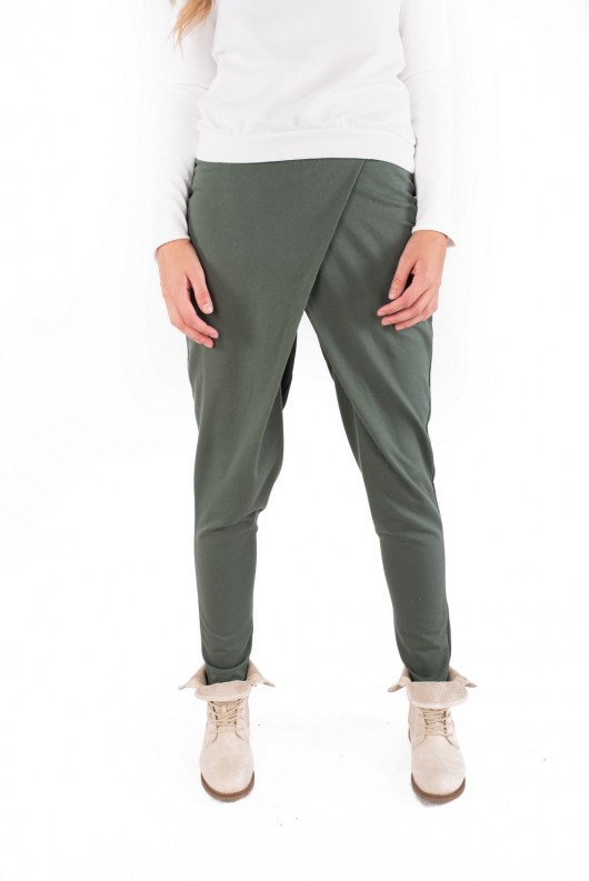 Dresowe Spodnie Baggy Zielone S/M L/XL MADNEZZ