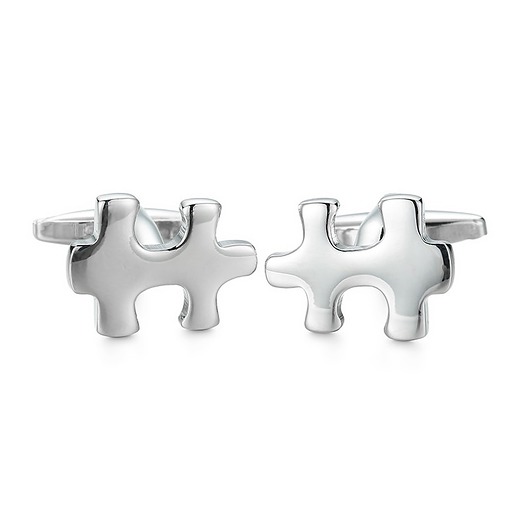 puzzle Spinki do mankietów KOSZULI prezent AKADEMIA STYLU