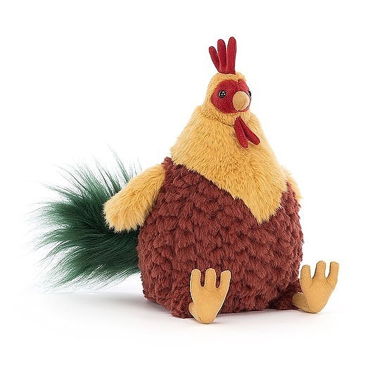 misie i maskotki Maskotka Przytulanka Kogucik 23 cm