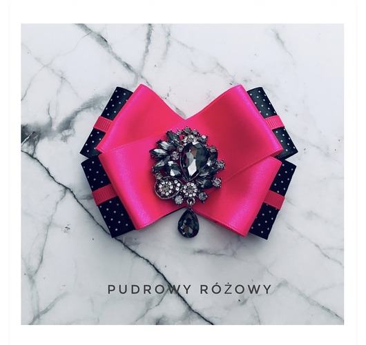 broszki Brosza Mega Pink! Intensywny róż!