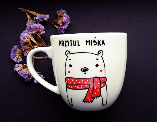 kubek przytul miśka MUKI design