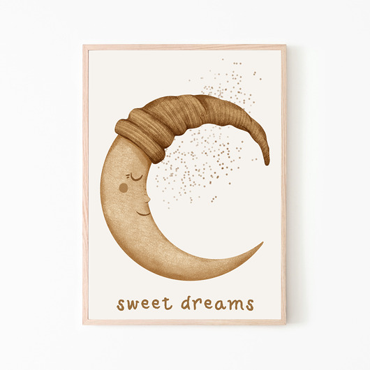 obrazy i plakaty do pokoju dziecięcego PLAKAT, OBRAZEK Magic dreams nr.5