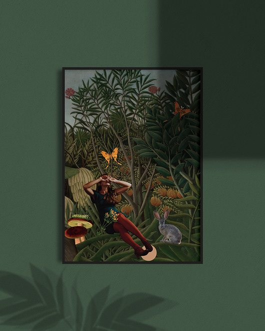 plakaty Kolaż, plakat ALICJA W KRAINIE CZARÓW - 50x70cm