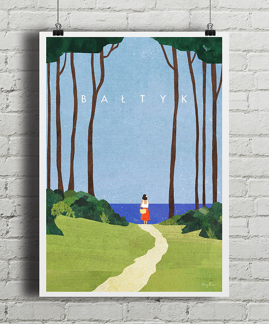 plakaty Plakat Bałtyk - na plażę