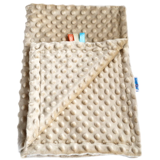 kocyki, kołderki, pościel dla dzieci Kocyk Dwuwarstwowy Niemowlęcy Minky 75x55 cm AVIA/LEA  od BabyU