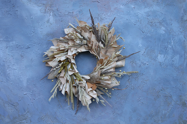 wianki Wianek dekoracyjny, książkowy