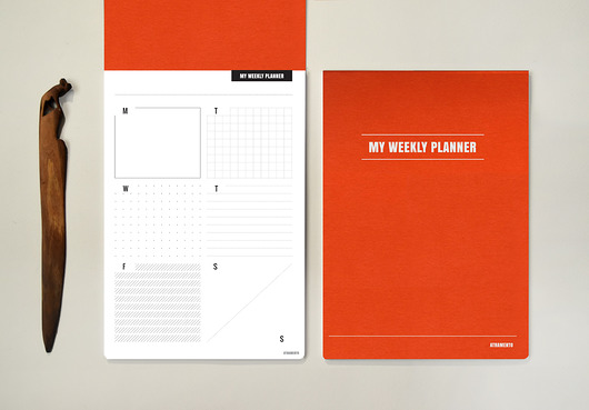 My weekly planner - A4 ATRAMENTO