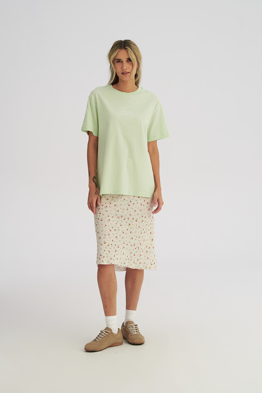 t-shirt damskie Koszulka damska REGULAR Leisure Club pistacja