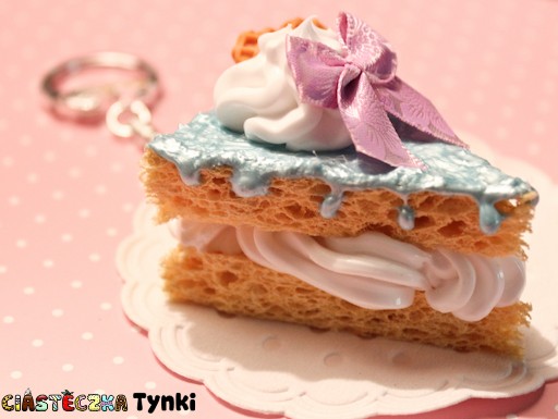 Breloczek bardzo duży tort ciasteczkatynki