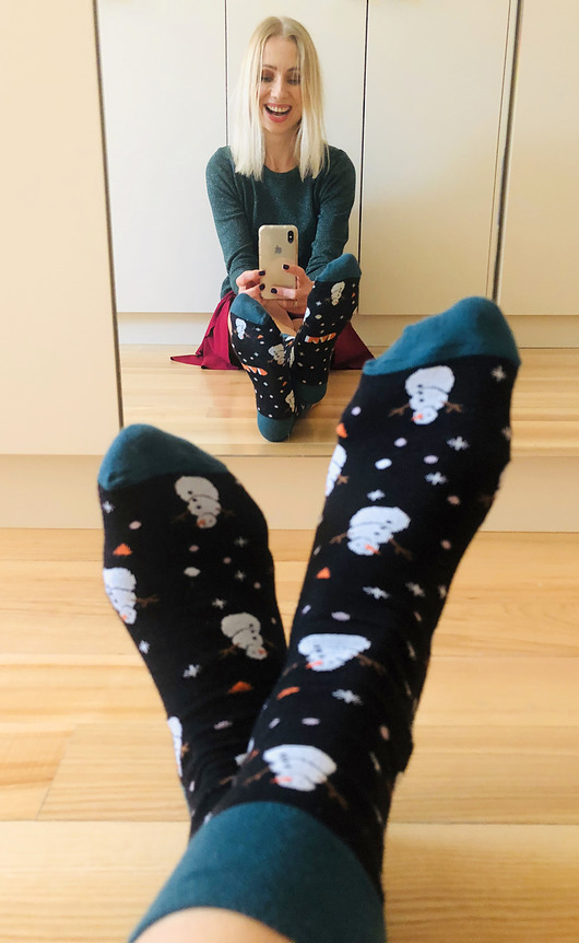 Skarpetki w Bałwanki MAD Socks MAD Socks