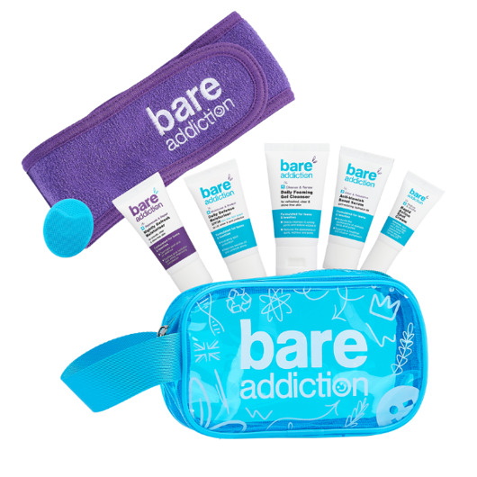 do twarzy - inne Bare Addiction Zestaw My First Skincare Routine