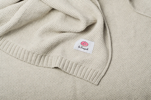 BioCotton szary melange, bawełna organiczna lepampuch