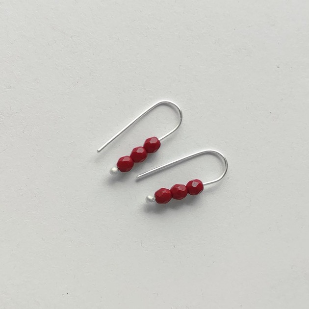 kolczyki z kamieniami Kolczyki OKRĄG