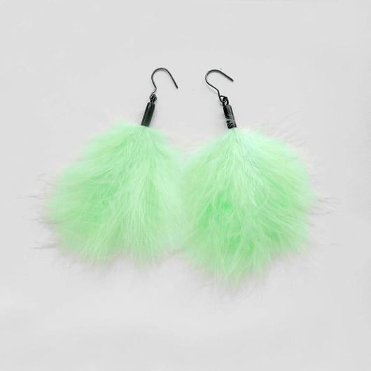 kolczyki z piórami PIÓRKO kolczyki