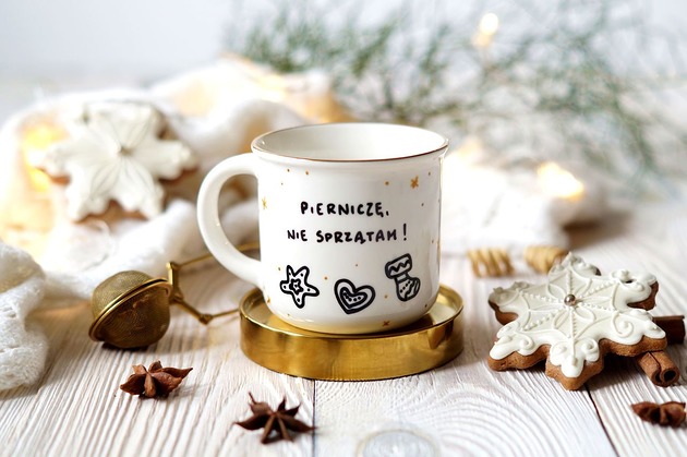 kubki Świąteczny Kubek Pierniczę Sprzątanie