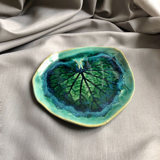 patery i talerze Talerzyk ceramiczny Hortensja