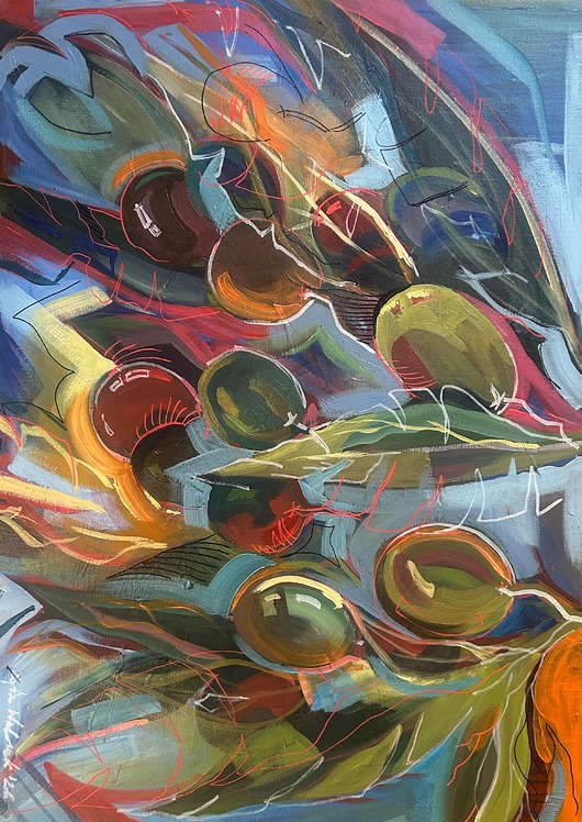 obrazy Abstrakcyjne oliwki