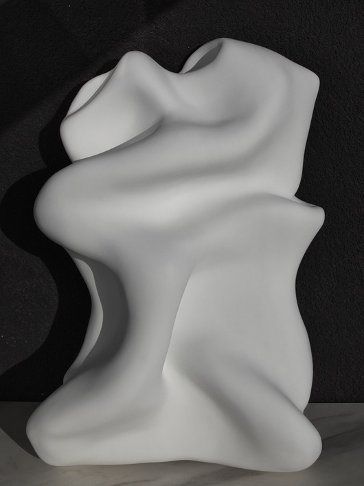 obrazy Folds No.1 - rzeźba ścienna, obraz strukturalny 25x37cm