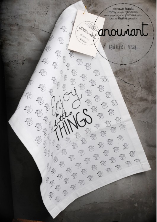 Obrusik Enjoy The Little Things roz.S anowiart