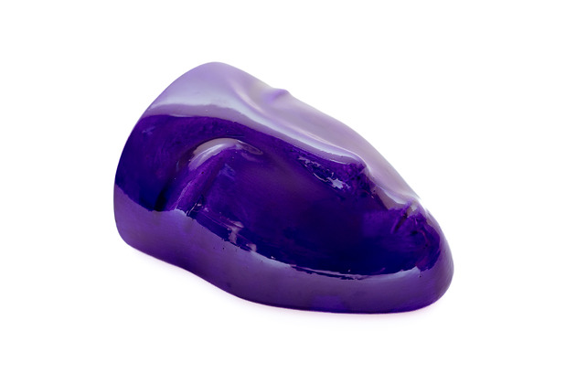 Ozdoby na ścianę Doniczka głowa na ścianę fioletowa