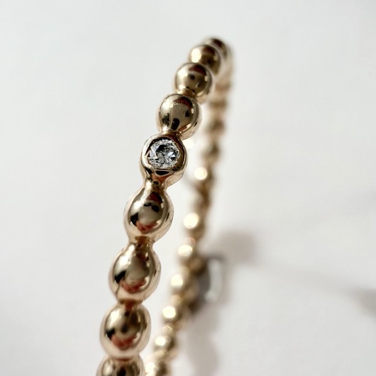 pierścionki złote Pierścionek z żółtego złota brylant 0,0075ct H/VS