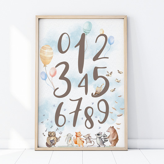 PLAKAT CYFRY P119 Yoko Design