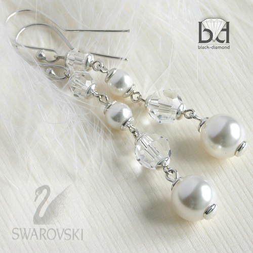 Ślubne kryształ Swarovski Black Diamond