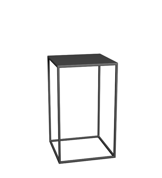 stoliki kawowe Stolik nocny SABLE - metalowy stolik pomocniczy, stolik nocny