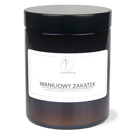 Świeca sojowa Waniliowy zakątek 180 ml soolley