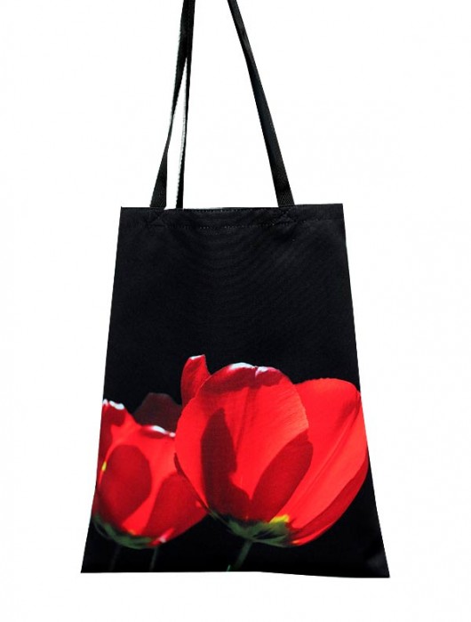 Promocja! Czerwone tulipany - eko torba AT design
