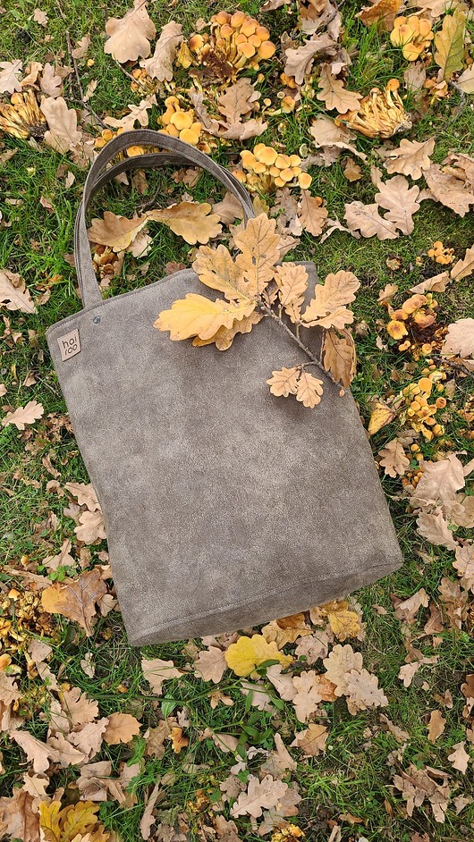 torby na ramię Shopper XL torba brązowa na zamek