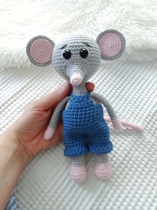 misie i maskotki Mysz Marek, myszka, szczur, szczurek