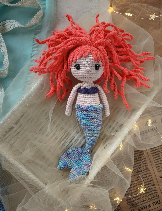 misie i maskotki Syrenka, Lalka dla dziewczynki, Lalka syrenka na prezent