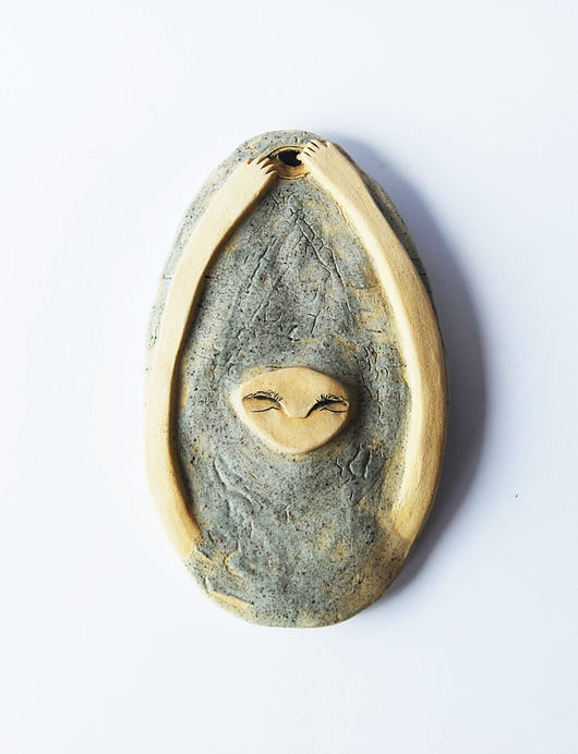 Płaskorzeźba ceramiczna "I see II"  OTOOKA CERAMICS