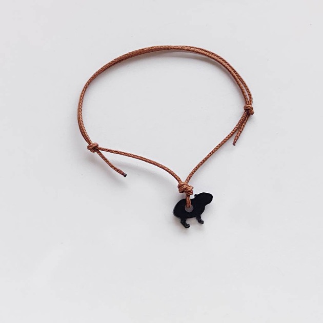 bransoletki na sznurku Kapibara bransoletka