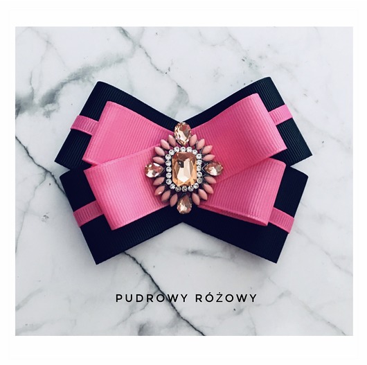 broszki Brosza  Pink  z  różowymi kryształkami  NEW