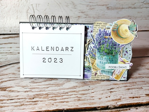 kalendarze i plannery Kalendarz na biurko "Podbij świat"