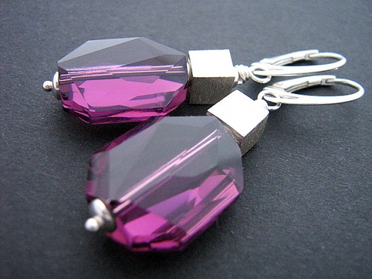 kryształ Swarovski ametystowy Lahovska