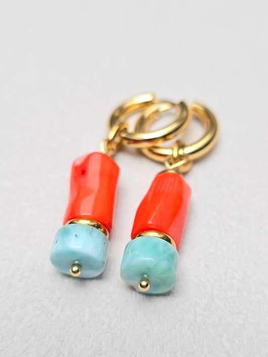 kolczyki z kamieniami Kolczyki Energetyczne