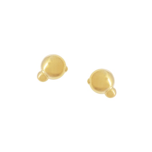 kolczyki pozłacane SPHERE mini / gold earrings