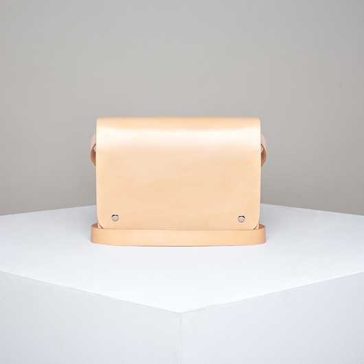 kopertówki Jasna skórzana torebka